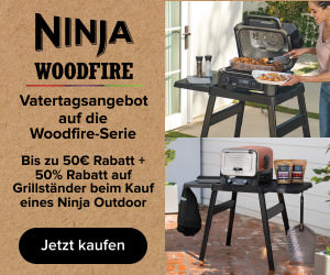 Bis zu 50€ Rabatt auf Ninja Outdoor+ 50% Rabatt auf Grillständer