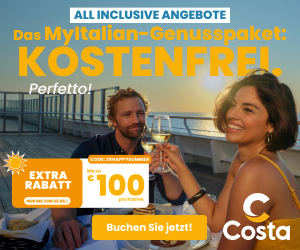 All Inclusive Angebot: Bis zu 100€ pro Kabine